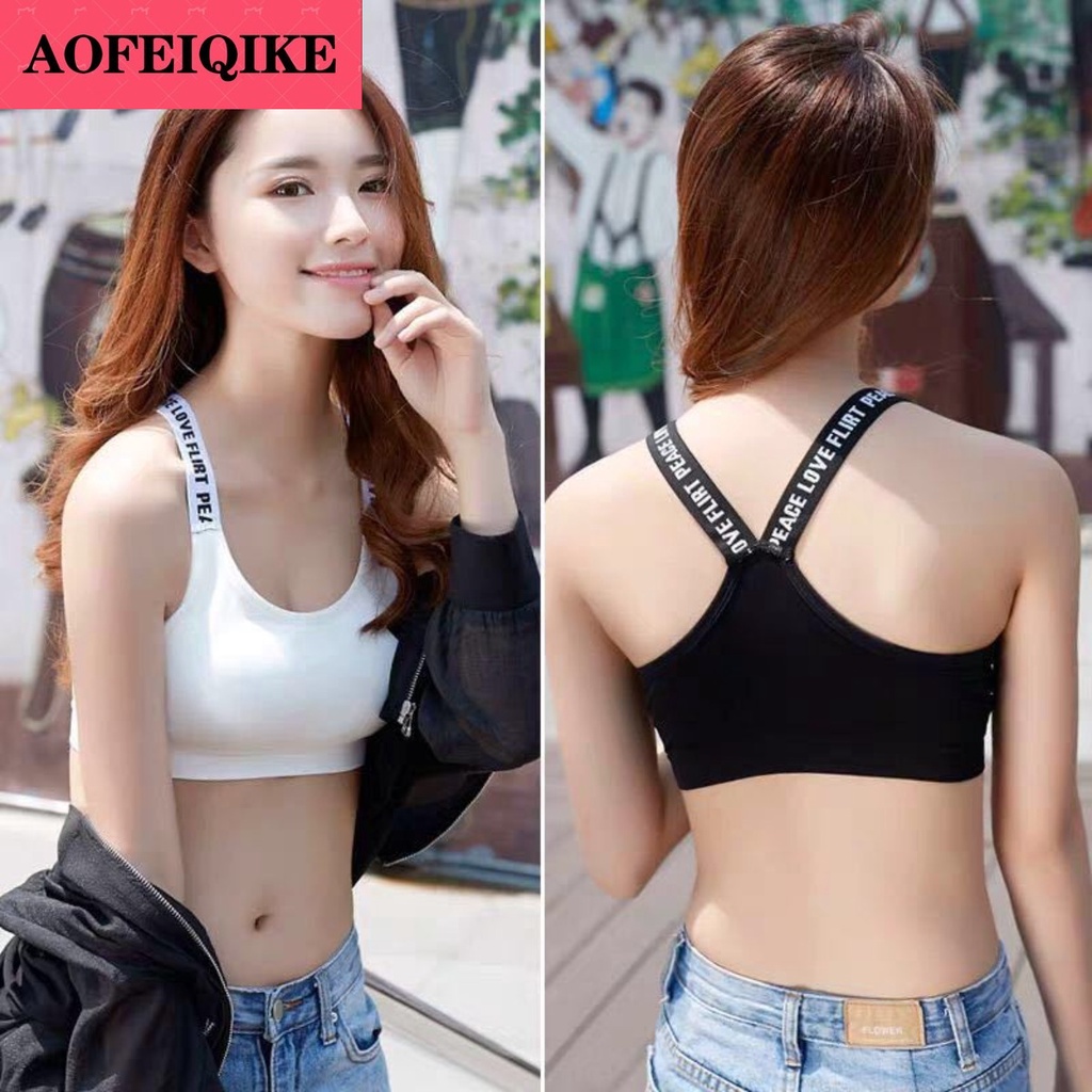 Suspender Tank Top - 40-65Kg เซ็กซี่ Bra Top ผู้หญิงกีฬา Bras