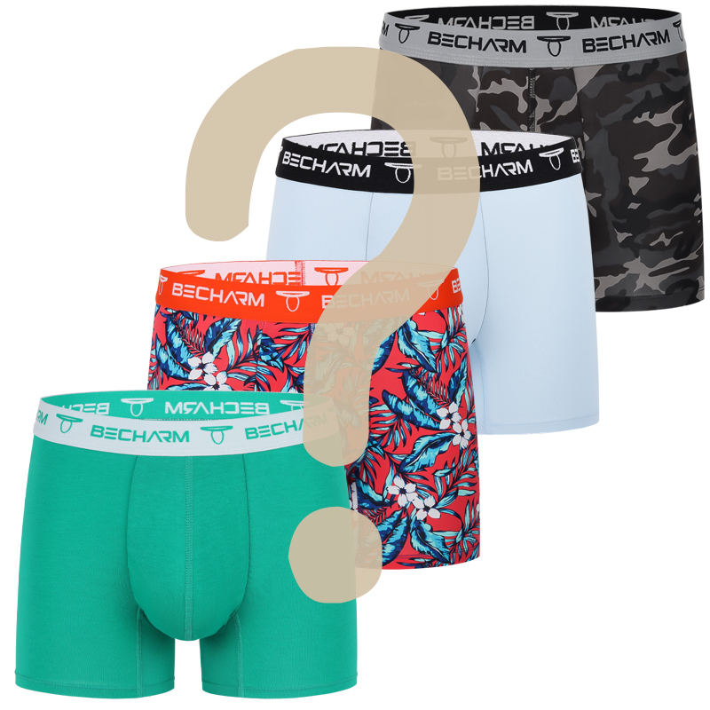 Boxer Brief Pack Cotton - ชุดบ็อกเซอร์ชาย 4 ชิ้น/กล่อง บ็อกเซอร์ชาย กางเกงในชาย ชุด