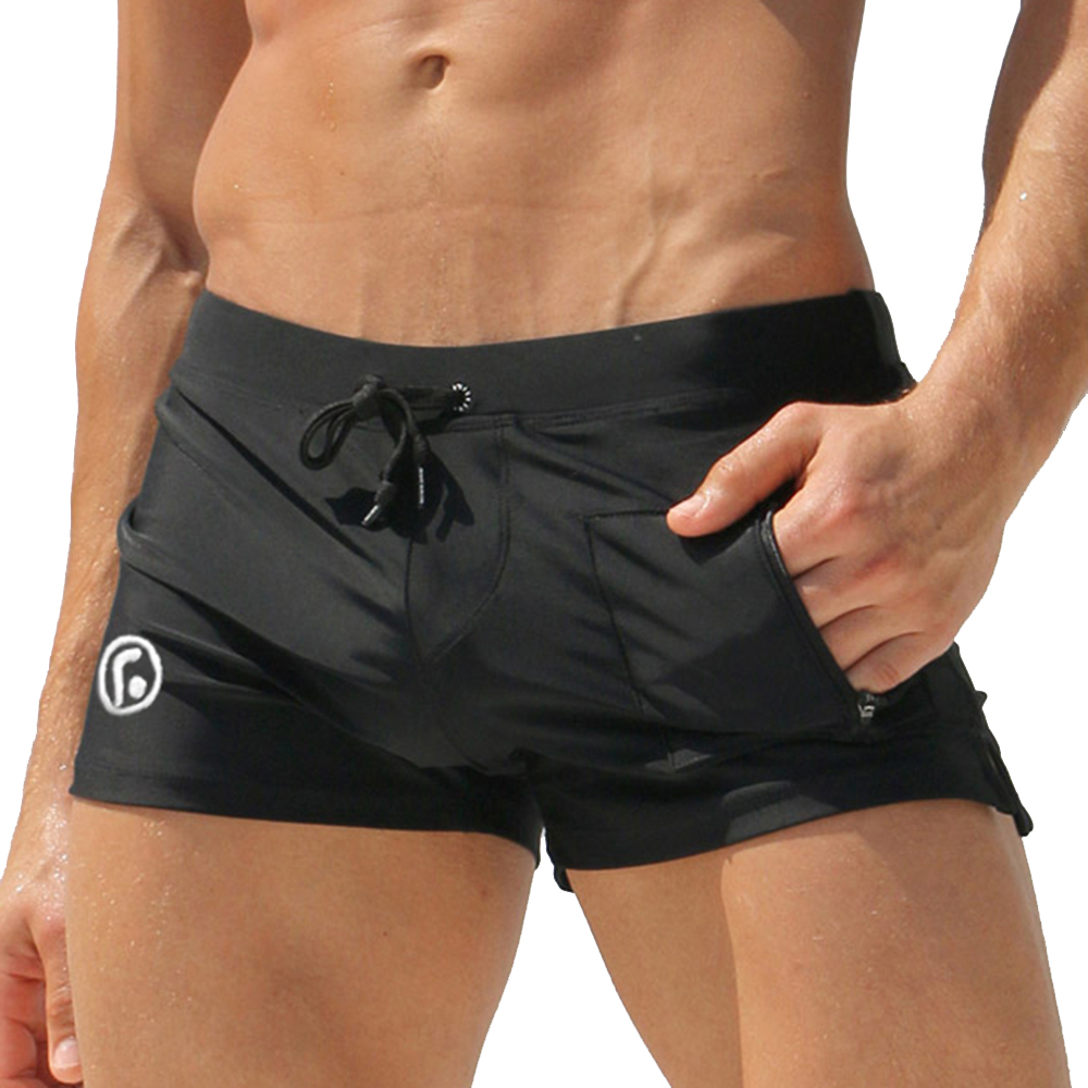Trunk Breathable Men - ฤดูร้อนบุรุษชุดว่ายน้ําชายหาดกางเกงว่ายน้ําแห้งเร็ว Sunga ชุดว่ายน้ํา Mayo Breathable ชุดว่ายน้ํากีฬาท่องกางเกงขาสั้น