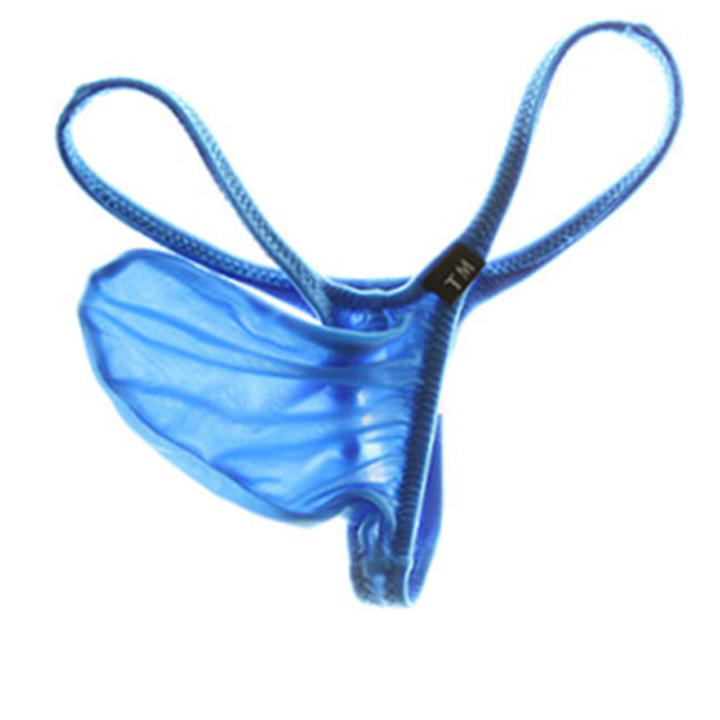 Trunk Breathable Men - ผู้ชายเซ็กซี่แฟชั่นช้างกระเป๋าใหญ่ต่ําเอวไนลอนบาง Silky Breathable Elastic Men's Thong