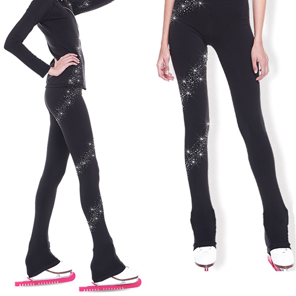 Compression Long Pant - Performance สเก็ตยาวกางเกง-การบีบอัดสเก็ตน้ำแข็ง Leggings กีฬาสำหรับผู้หญิงผู้หญิงสุภาพสตรี Traing Practice