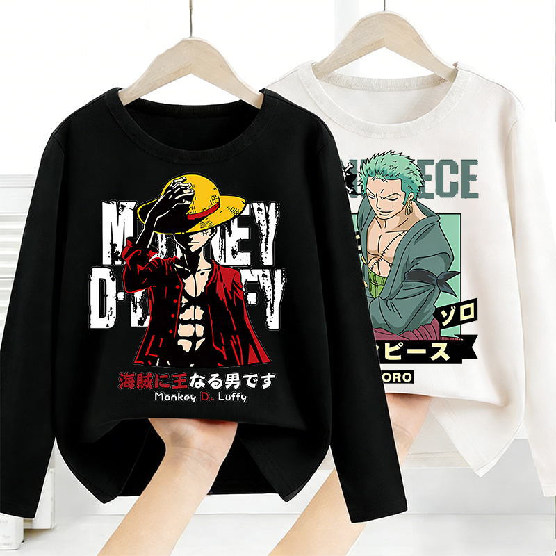 เสื้อแขนยาวลายอนิเมะวันพีซ เสื - Base Layer Top บทวิจารณ์และราคา