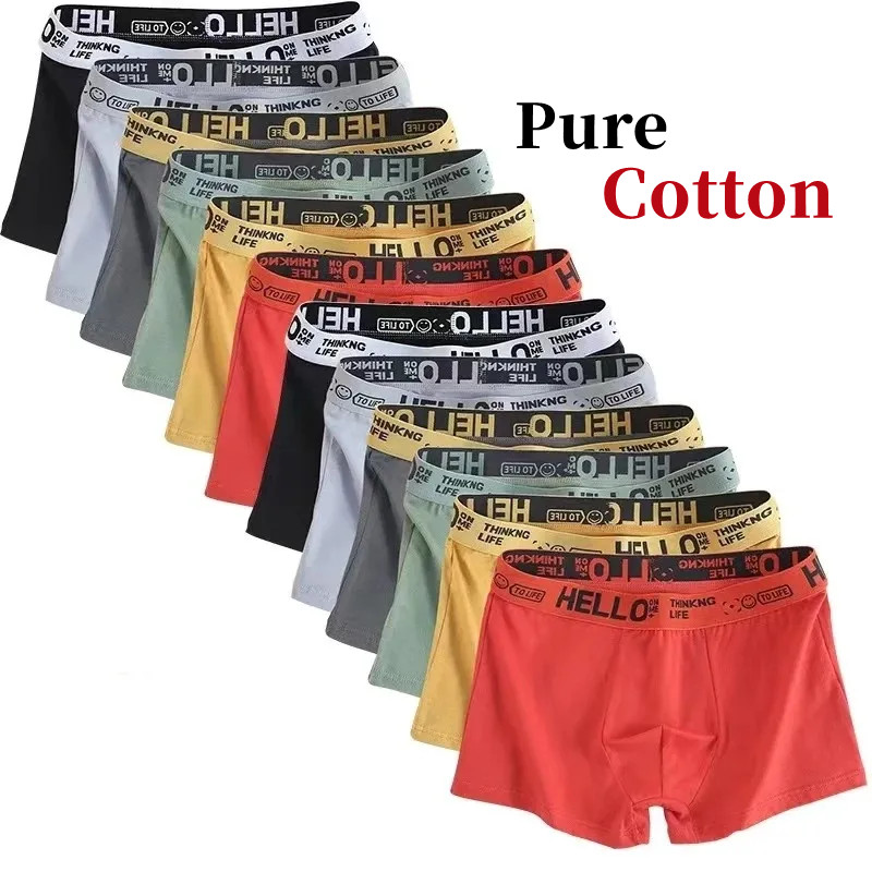 10 ชิ้น/ชุดชั้นในชายผู้ชายกางเ - Boxer Shorts Modal บทวิจารณ์และราคา