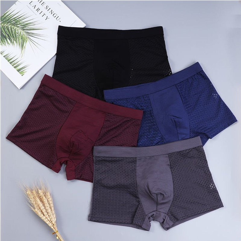 8ชิ้น/ล็อตชุดชั้นในนักมวยกางเก - Bamboo Fiber Trunk บทวิจารณ์และราคา