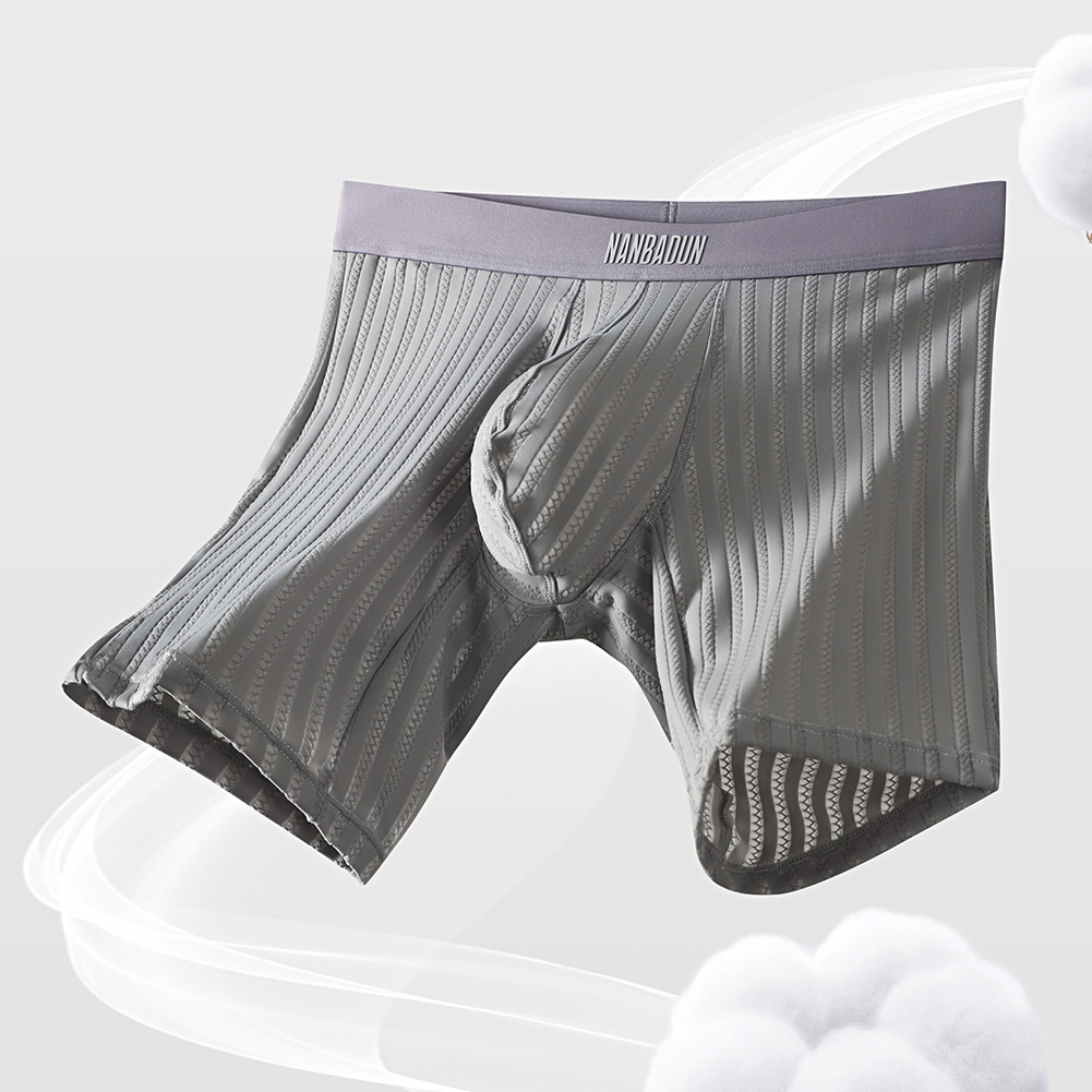 กางเกงบ็อกเซอร์ขายาวผ้าไอซ์ซิล - Long Leg Trunk Men บทวิจารณ์และราคา