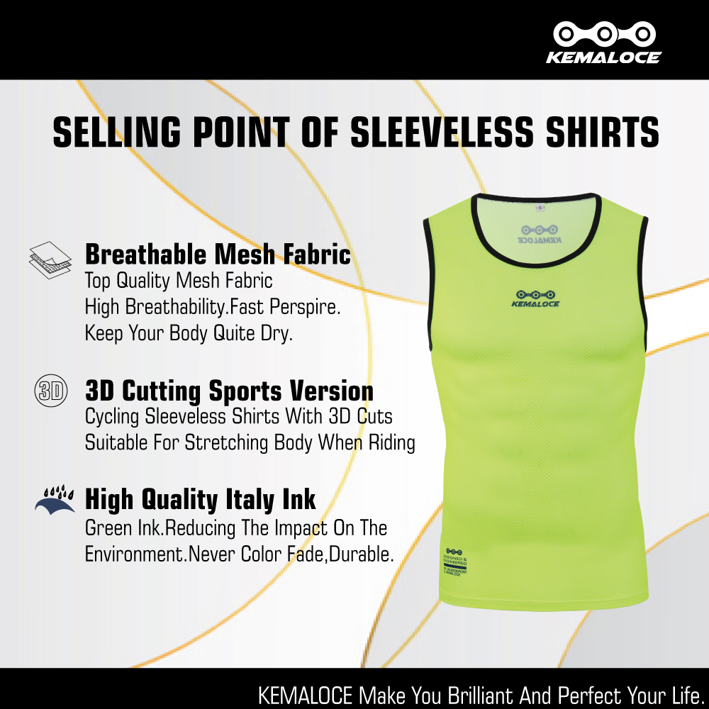 Kemaloce เสื้อชั้นในขี่จักรยาน - Sleeveless Undershirt บทวิจารณ์และราคา