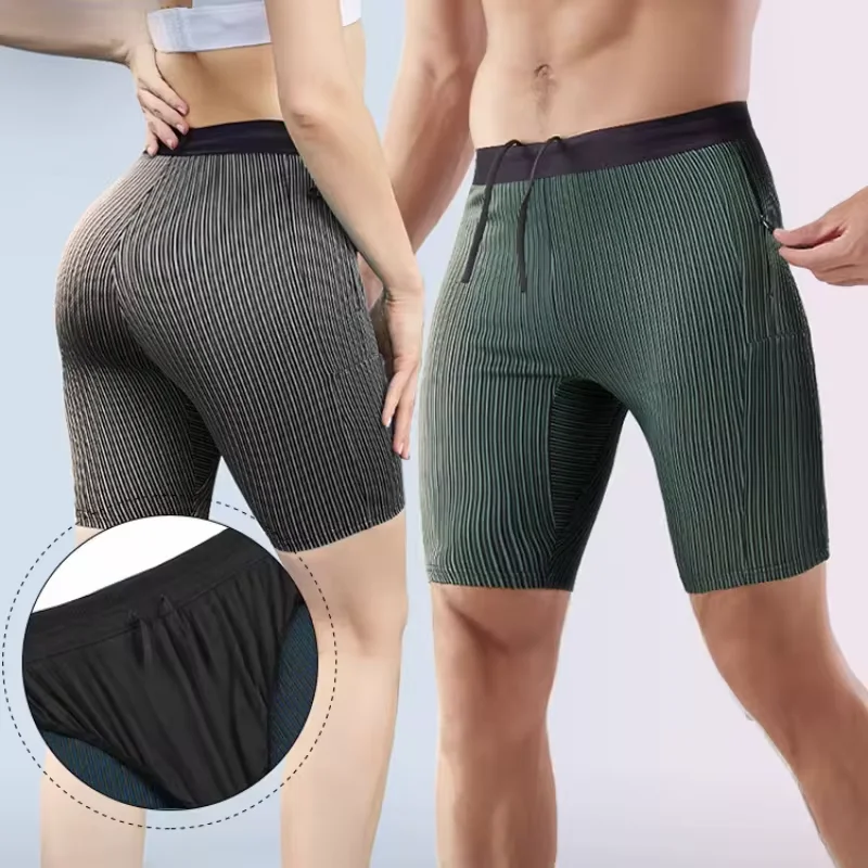 2 in 1 ฤดูร้อนมาราธอนกางเกงขาส - Compression Long Pant บทวิจารณ์และราคา