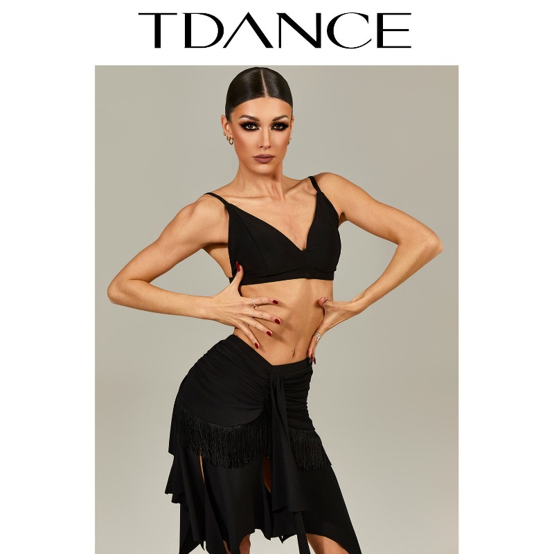 ชุดฝึกซ้อมเต้นลาติน TDANCE [เส - Tank Top Ribbed บทวิจารณ์และราคา