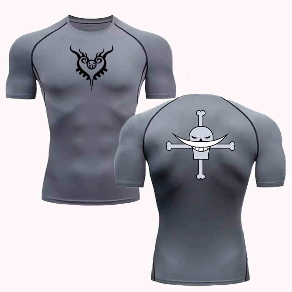 ฤดูร้อนผู้ชายเสื้อผ้าป้องกันแส - T Shirt Tight Fit บทวิจารณ์และราคา