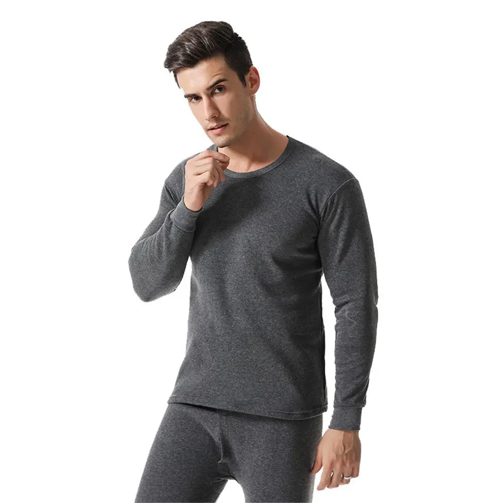 ฤดูหนาวผู้ชายชุดชั้นในชุดผ้าฝ้ - Thermal Long John บทวิจารณ์และราคา