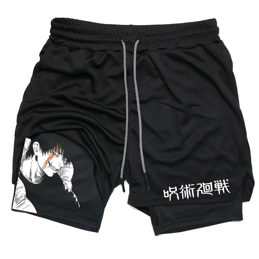 อะนิเมะจูจุสึไคเซ็นกางเกงออกกำ - Compression Shorts Athletes บทวิจารณ์และราคา