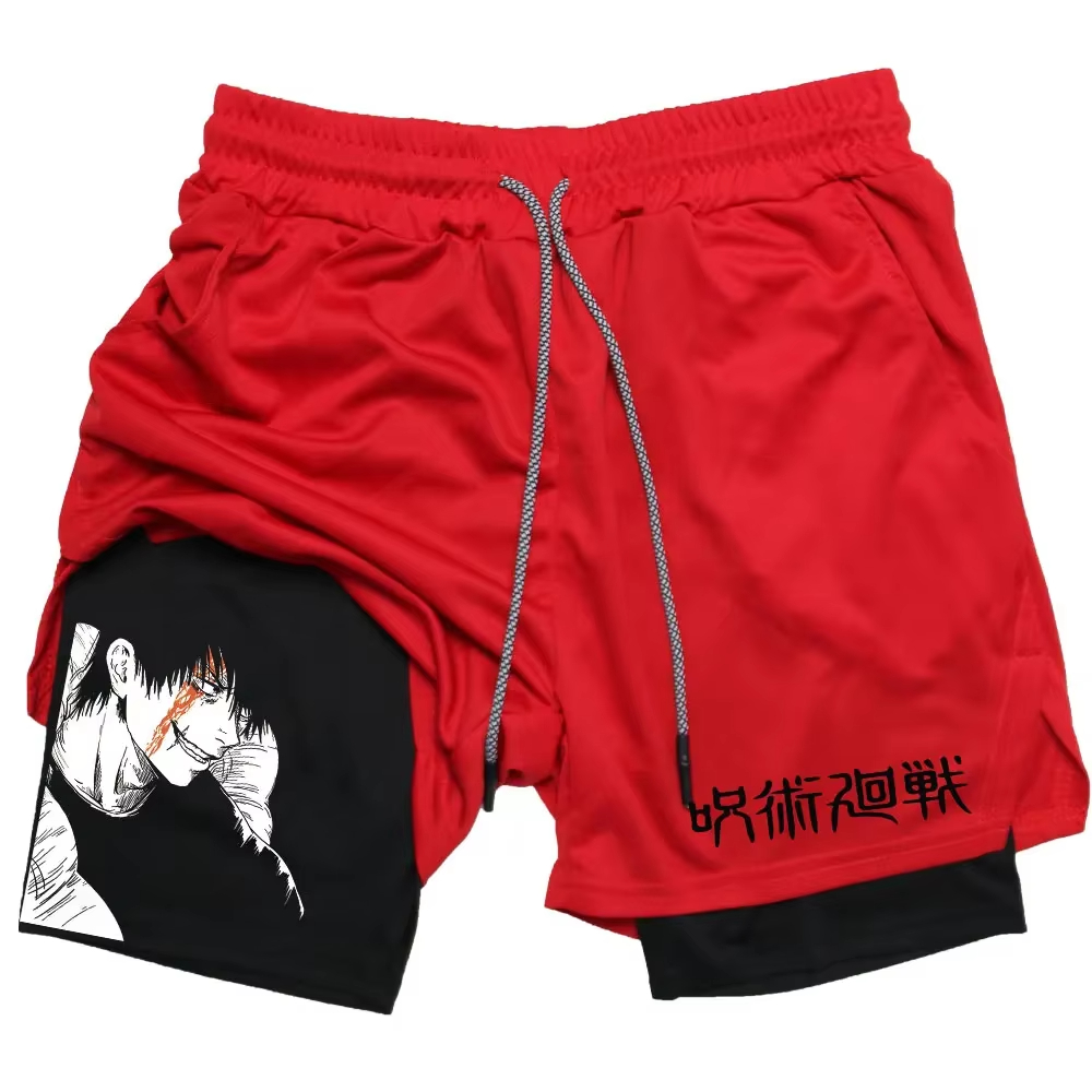 อะนิเมะจูจุสึไคเซ็นกางเกงออกกำ - Compression Shorts Athletes บทวิจารณ์และราคา