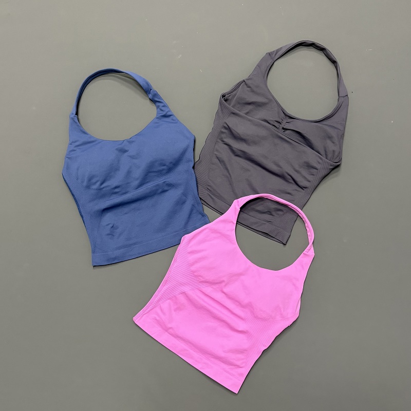 เสื้อกีฬาผู้หญิงแบบผูกคอ ไร้ตะ - Suspender Tank Top บทวิจารณ์และราคา