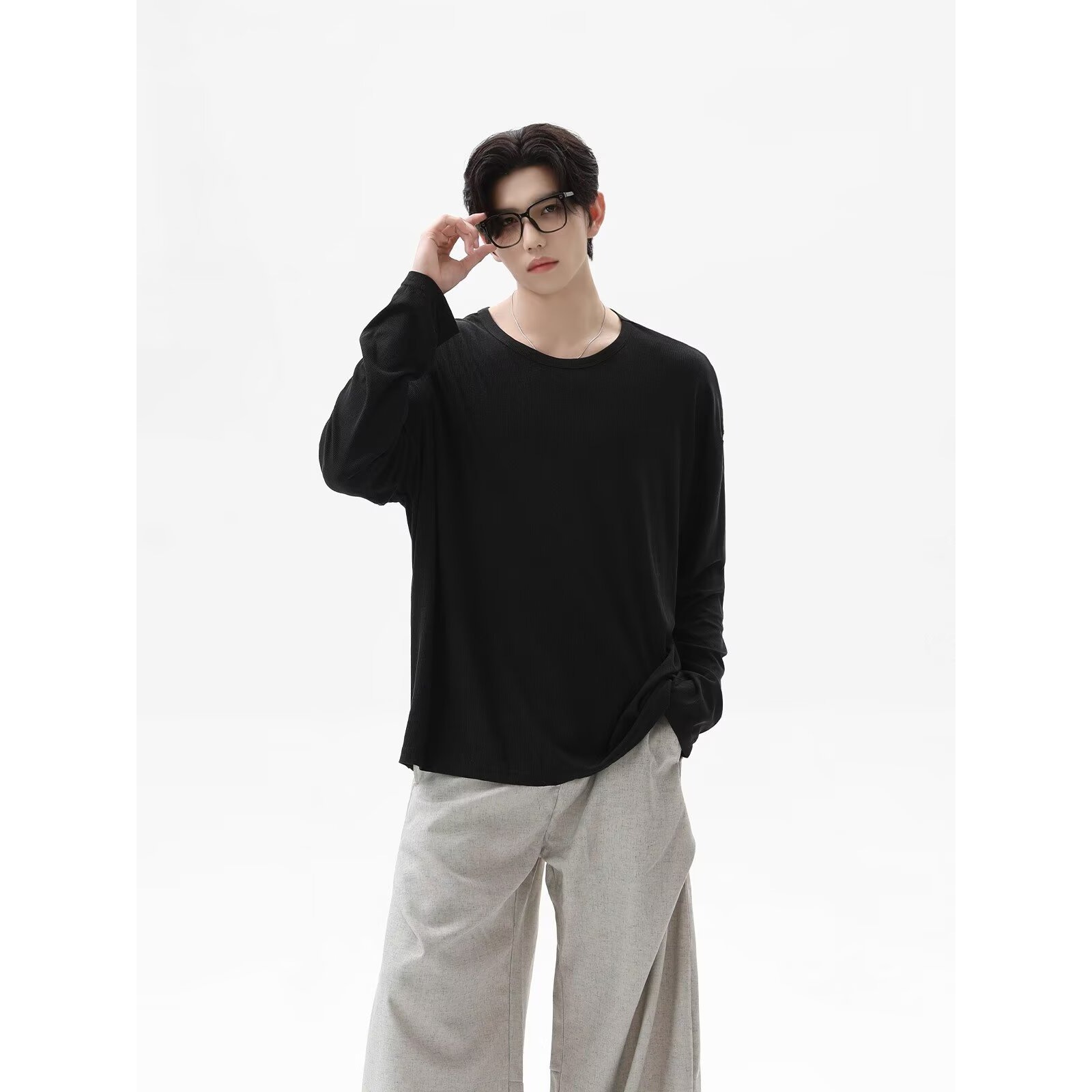 เสื้อยืดแขนยาวเนื้อผ้าใหม่ ฤดู - Undershirt Crew Neck บทวิจารณ์และราคา