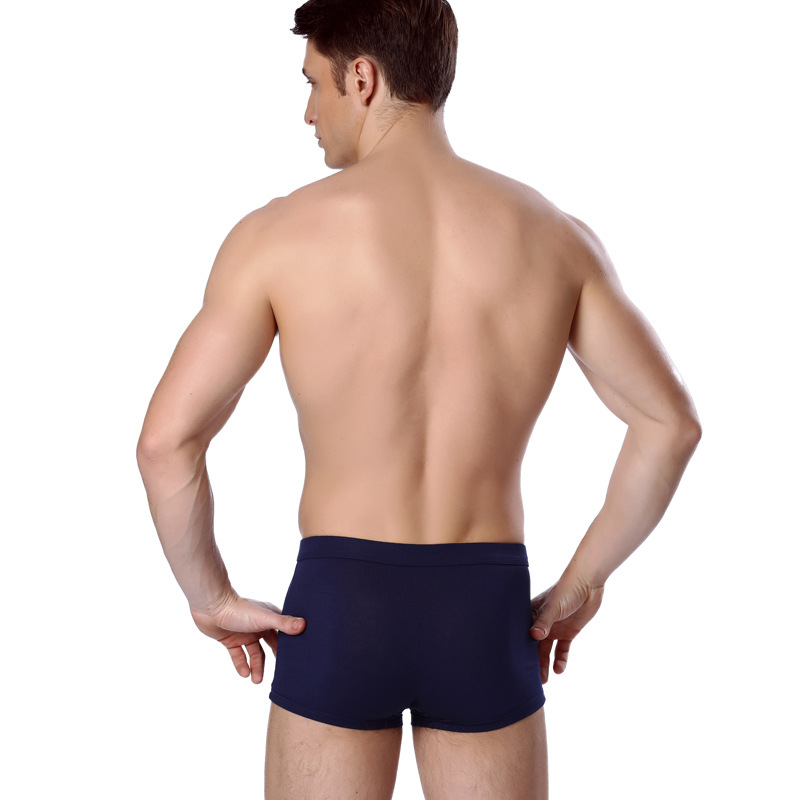 4 ชิ้น/ล็อตผู้ชายชุดชั้นในนักม - Boxer Shorts Modal บทวิจารณ์และราคา