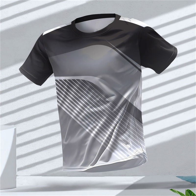 เสื้อยืดแขนสั้นผู้ชาย แห้งเร็ว - T Shirt Tight Fit บทวิจารณ์และราคา