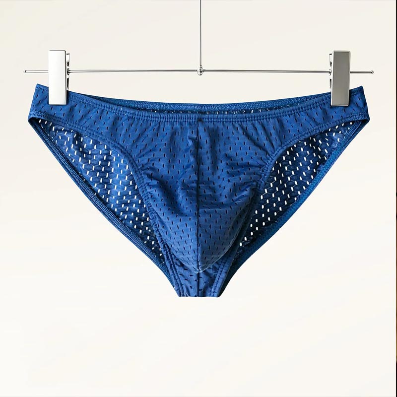 กางเกงในชายผ้าไหมตาข่าย ระบายอ - Mesh Sport Boxer บทวิจารณ์และราคา