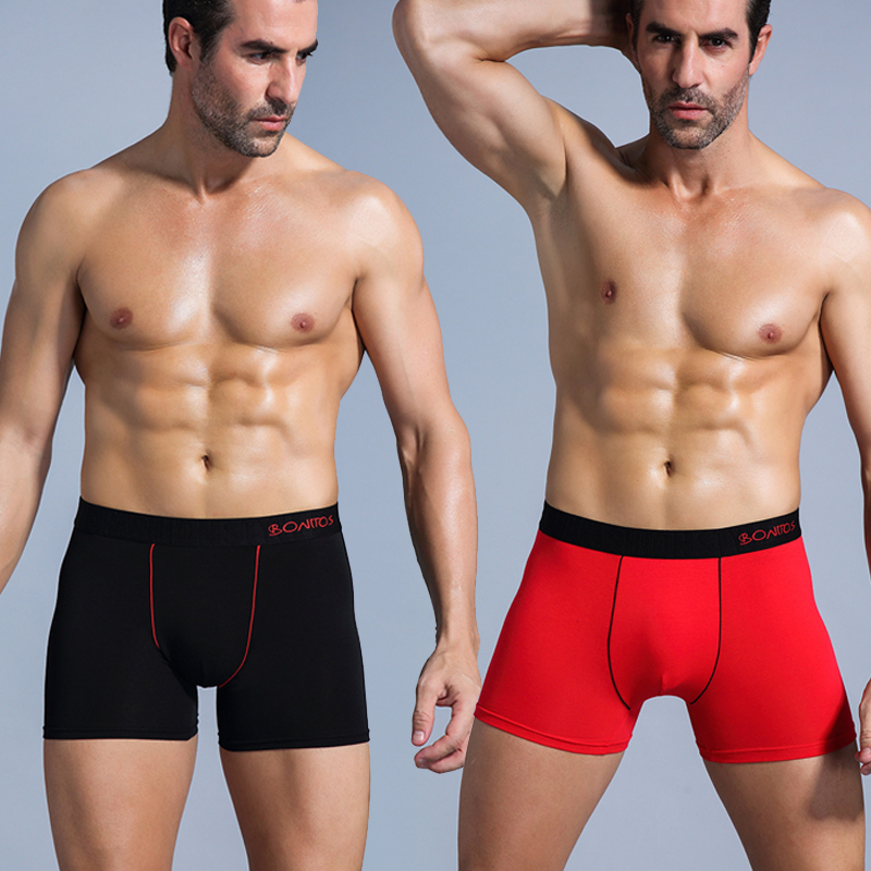 6 ชิ้นสีขาวนักมวยชายเซ็กซี่กาง - Boxer Shorts Modal บทวิจารณ์และราคา