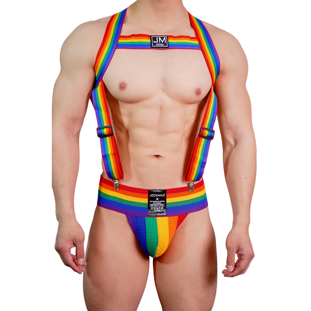 JOCKMAIL ชุดรัดตัวสีรุ้งแบบปรั - Jockstrap Athletic บทวิจารณ์และราคา