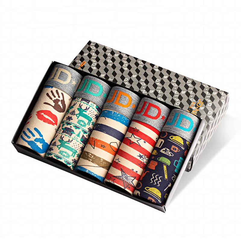 5 ชิ้น/ล็อตผู้ชายชุดชั้นในนักม - Boxer Shorts Modal บทวิจารณ์และราคา