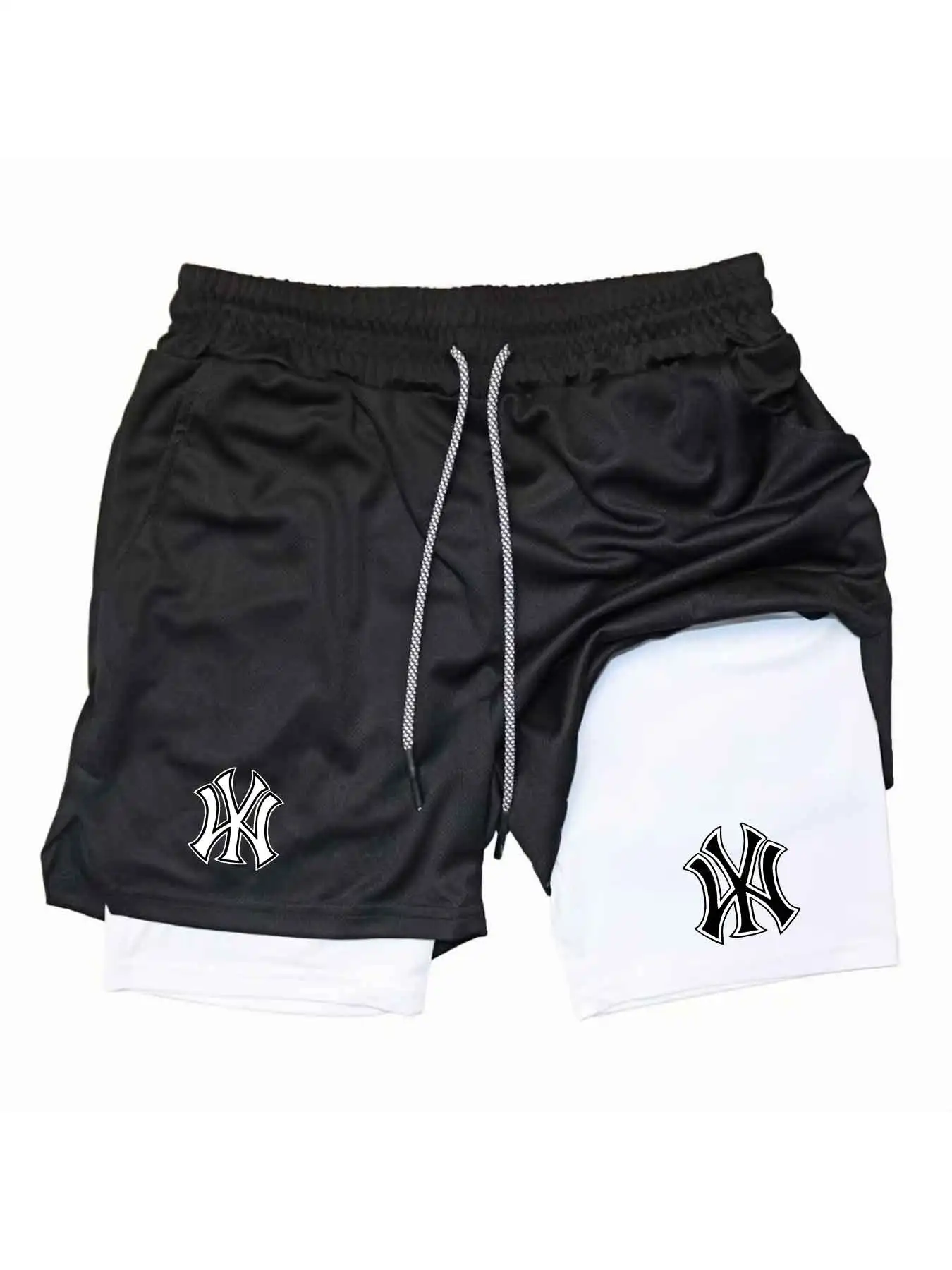 กางเกงขาสั้นกีฬาพิมพ์ลายโลโก้  - Compression Shorts Athletes บทวิจารณ์และราคา