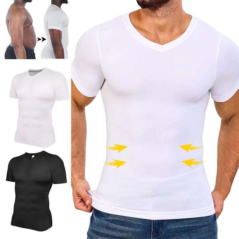 ผู้ชาย V คอเสื้อแขนสั้น Body S - Undershirt Crew Neck บทวิจารณ์และราคา