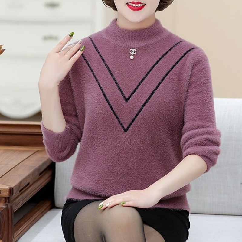 เสื้อสเวตเตอร์ถักแขนยาวแบบสวมห - Undershirt Crew Neck บทวิจารณ์และราคา