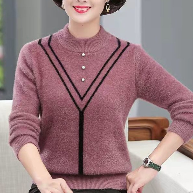 เสื้อสเวตเตอร์ถักแขนยาวแบบสวมห - Undershirt Crew Neck บทวิจารณ์และราคา