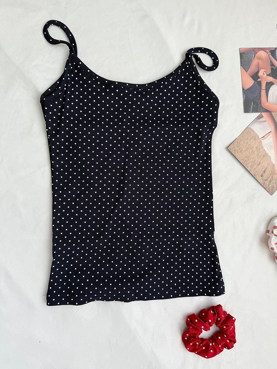 ชุดเซ็ตเสื้อกล้ามครอปแขนกุดลาย - Tank Top Ribbed บทวิจารณ์และราคา