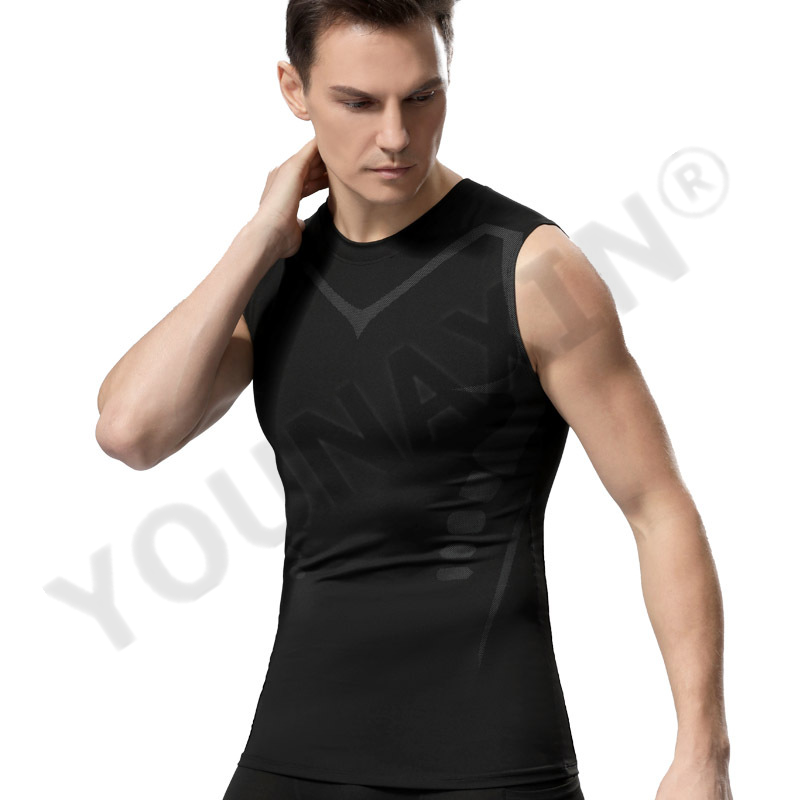 เสื้อยืดแขนกุดผู้ชาย 3 ชิ้น เส - T Shirt Tight Fit บทวิจารณ์และราคา