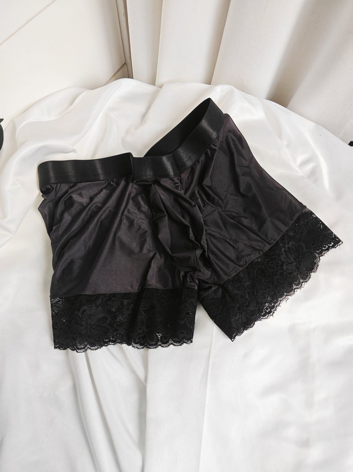 กางเกงขาสั้นชายเซ็กซี่ ขอบลูกไ - Pouch Boxer Pouch บทวิจารณ์และราคา