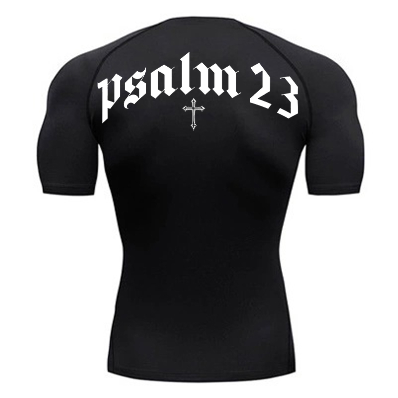 Psalm 23เสื้อรัดรูปพิมพ์ลายกาก - Base Layer Top บทวิจารณ์และราคา